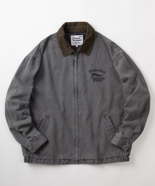 「POWER TO THE PEOPLE」 ブルゾン M ライトブラウン メンズ_画像3