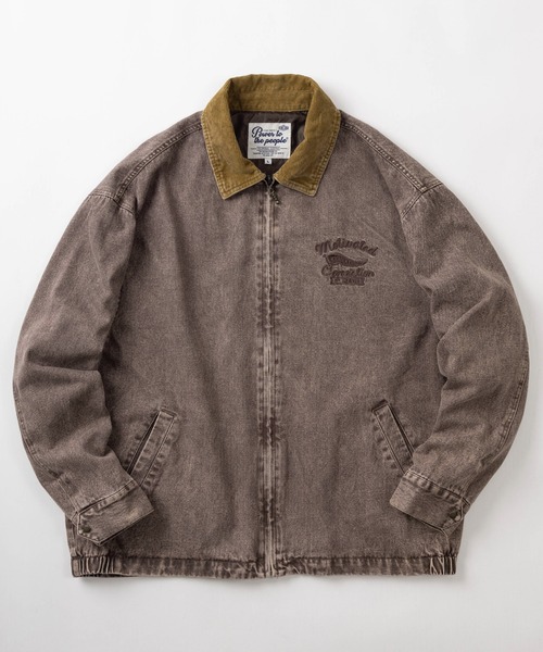 「POWER TO THE PEOPLE」 ブルゾン M ライトブラウン メンズ_画像5