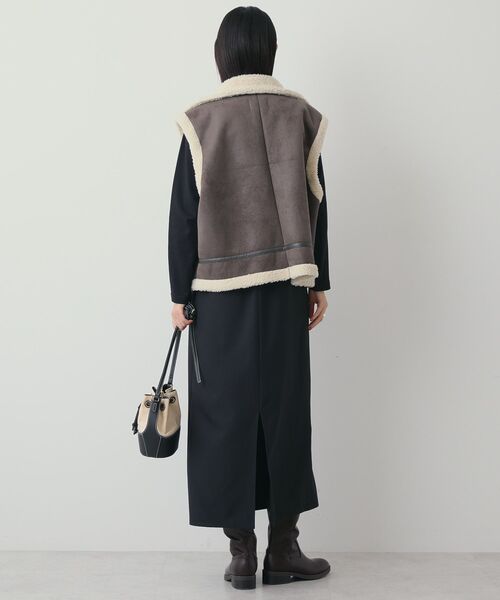 AMERICAN HOLIC（アメリカンホリック） ベスト ジレ ムートンライク