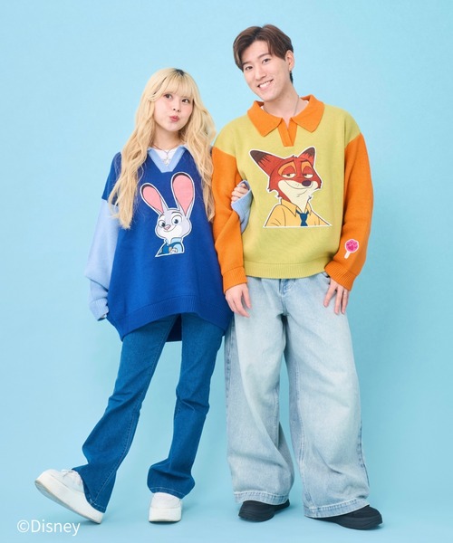 ズートピア　セーター Disney（ディズニー） ニット セーター ズートピア / スキッパーニット