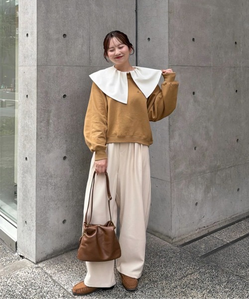 OLUN ショルダーバッグ バッグ nuance gather shoulder bag/ニュアンス