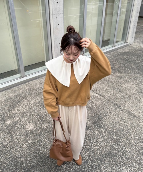 OLUN ショルダーバッグ バッグ nuance gather shoulder bag/ニュアンス