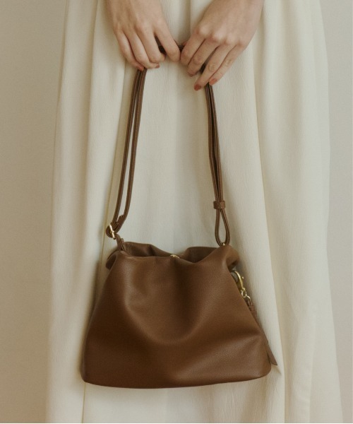 OLUN ショルダーバッグ バッグ nuance gather shoulder bag/ニュアンス