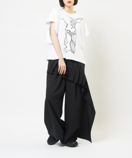 gomme（ゴム） パンツ フリルトロパンツ レディース メンズ : ZOZOTOWN