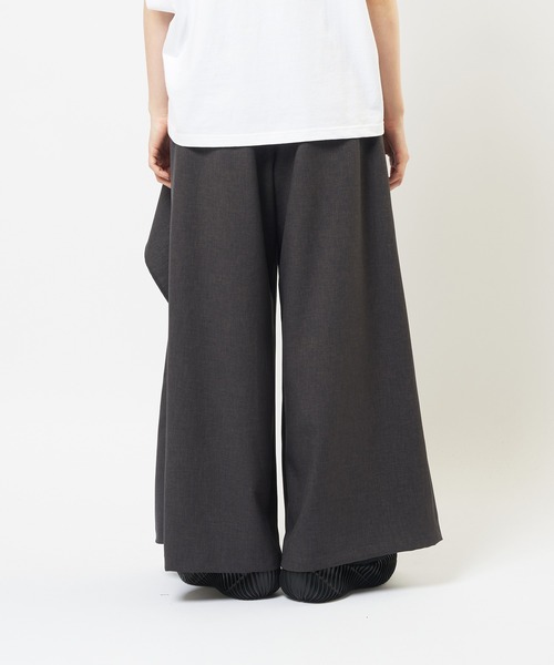 gomme（ゴム） パンツ フリルトロパンツ レディース メンズ : ZOZOTOWN