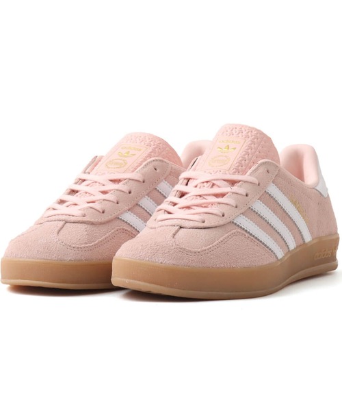 美品 アディダス ガゼルインドア レースアップ スニーカー レディース 24cm adidas（アディダス） スニーカー adidas GAZELLE INDOOR W