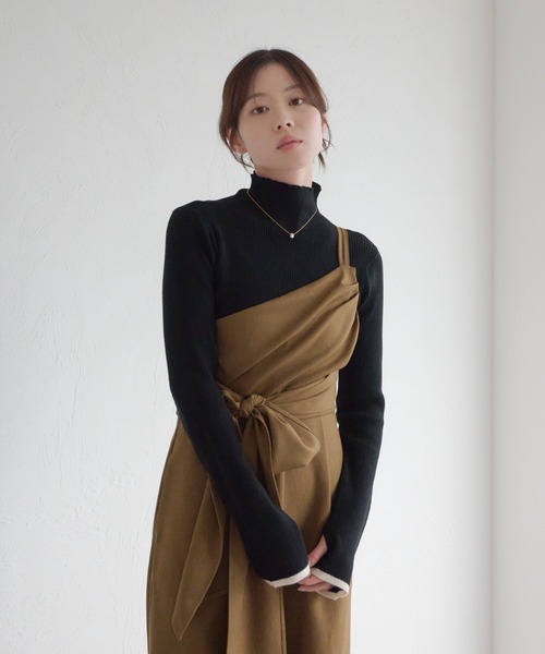 raffime（ラフィミー） オールインワン リボン付きワンショルダー