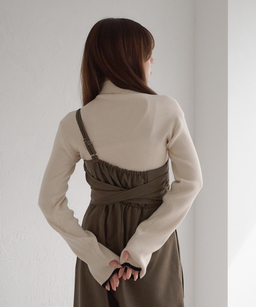 raffime（ラフィミー） オールインワン リボン付きワンショルダー