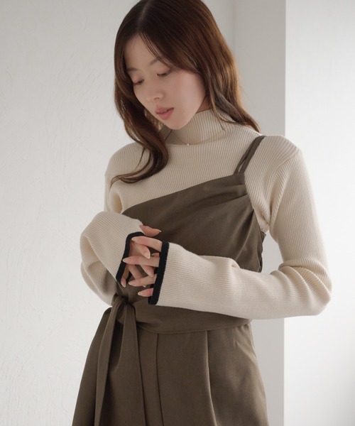 raffime（ラフィミー） オールインワン リボン付きワンショルダー