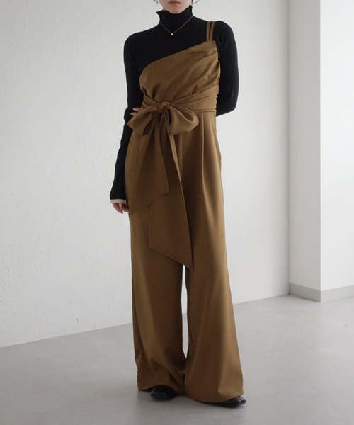 raffime（ラフィミー） オールインワン リボン付きワンショルダー