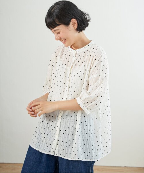 「LBC」 半袖ブラウス M ブラック レディース_画像9