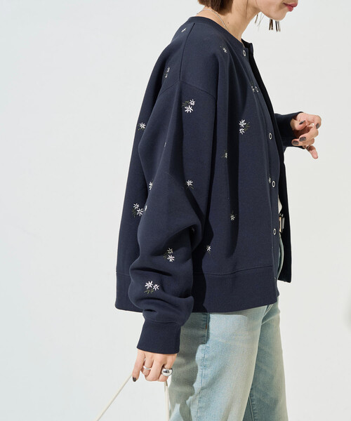 FREAK'S STORE（フリークスストア） カーディガン 限定展開 小花 刺繍