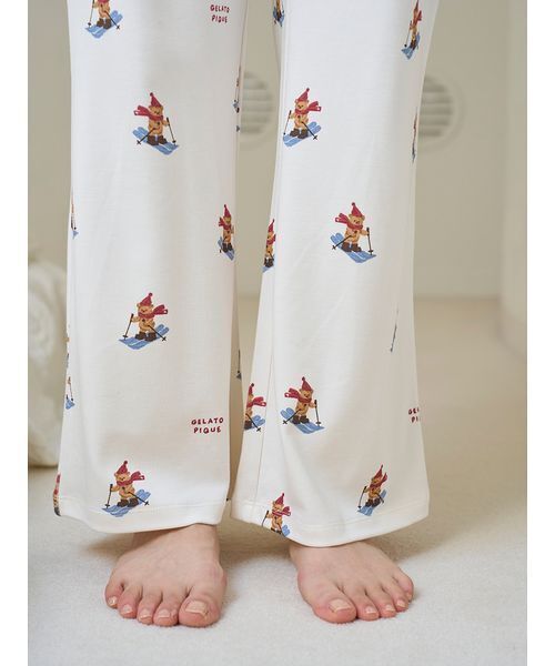 gelato pique（ジェラートピケ） パジャマ ルームウェア 「HOLIDAY