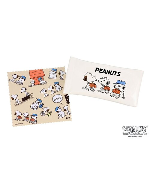 伊達メガネ メガネ 眼鏡 Zoff｜PEANUTS ボストン型 メガネ｜スヌーピー オラフ アンディ ピーナッツ SNOOPY ラバーテンプル ズレ落_12