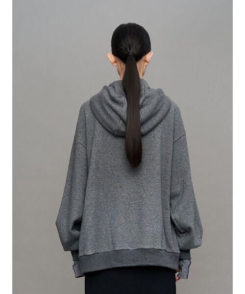 UN3D.（アンスリード） パーカー ARM COVER DOCKING ZIPUP HOODIE