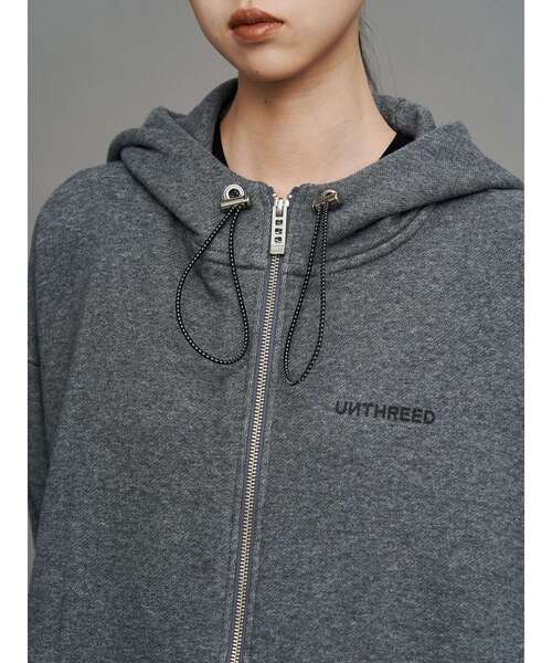 UN3D.（アンスリード） パーカー ARM COVER DOCKING ZIPUP HOODIE