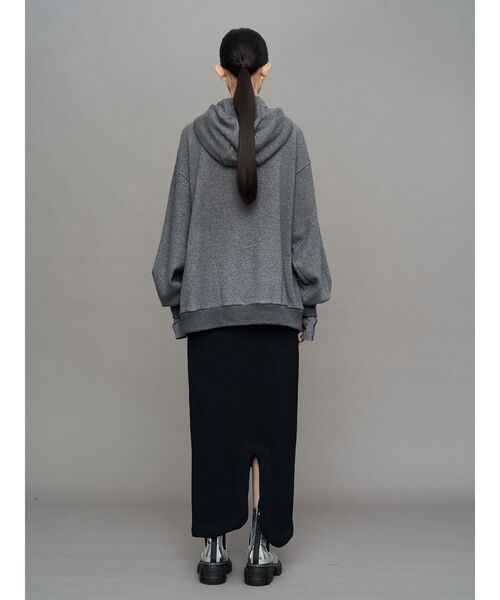 UN3D.（アンスリード） パーカー ARM COVER DOCKING ZIPUP HOODIE