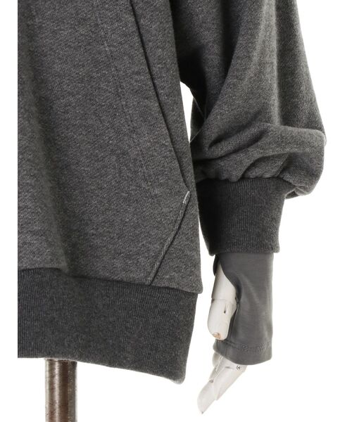 UN3D.（アンスリード） パーカー ARM COVER DOCKING ZIPUP HOODIE