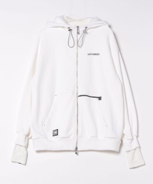 UN3D.（アンスリード） パーカー ARM COVER DOCKING ZIPUP HOODIE