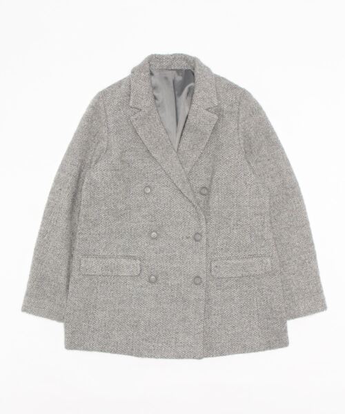 DouDou（ドゥドゥ） テーラードジャケット FREE グレー レディース