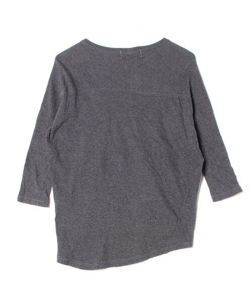 「AMERICANA」 7分袖カットソー - グレー レディース_画像2