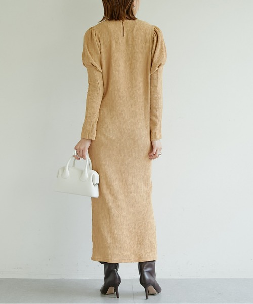 「GALLARDAGALANTE」 長袖ワンピース FREE ブラウン レディース_画像9