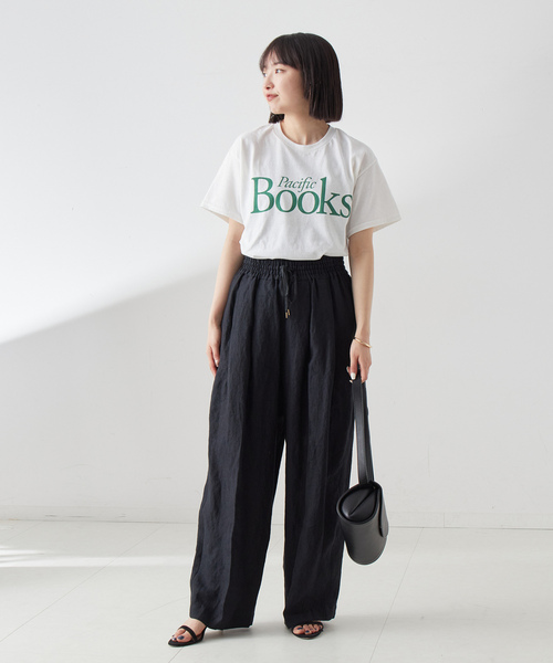 「journal standard L'essage」 イージーパンツ 36 ブラック レディース_画像2