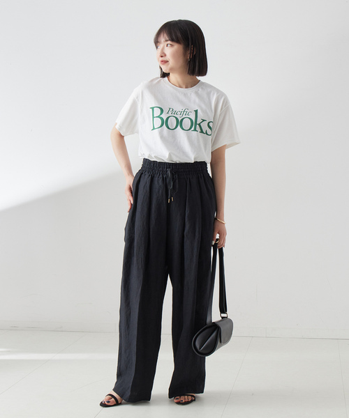 「journal standard L'essage」 イージーパンツ 36 ブラック レディース_画像4