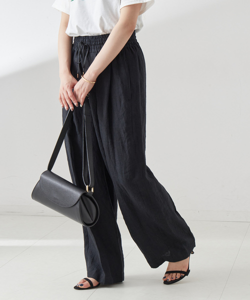 「journal standard L'essage」 イージーパンツ 36 ブラック レディース_画像5