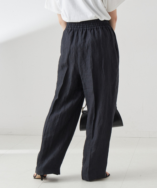 「journal standard L'essage」 イージーパンツ 36 ブラック レディース_画像7