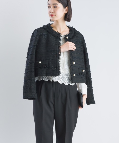 「PICCIN」 7分袖ブラウス M オフホワイト レディース_画像5
