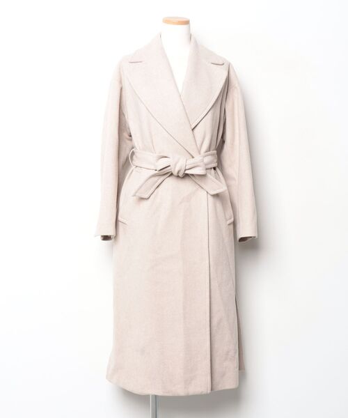 SLOBE IENA スローブイエナ コート SLOBE IENA（スローブイエナ） ノーカラーコート FREE ブラウン