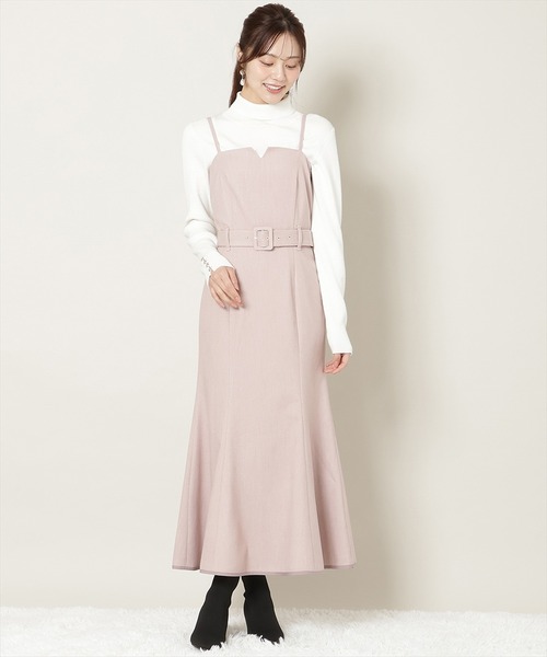WILLSELECTION（ウィルセレクション） ワンピース ベルト付きVカット
