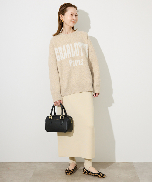 SLOBE IENA（スローブイエナ） ニット セーター CHARLOTTE ロゴニット