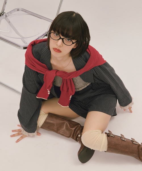 loin nuit テーラードジャケット FREE ブラウン レディース : ZOZOTOWN