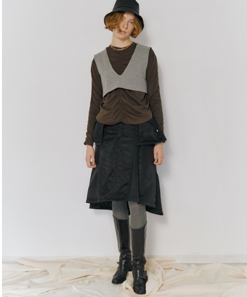 Muel Chic（ミュエルシック） スカート Lome quilt skirt ロメキルト