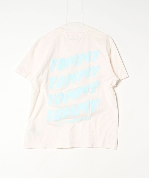 「TOMMY JEANS」 半袖Tシャツ L ベージュ レディース_画像2