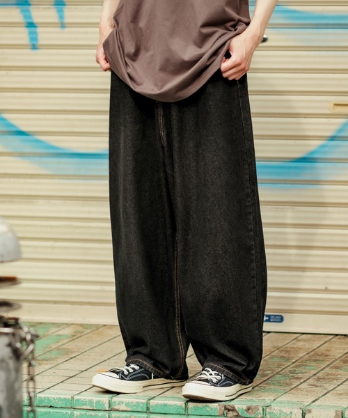 「improves」 デニムパンツ MEDIUM ブラウン メンズ_画像2