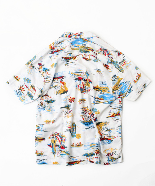 「schott」 半袖シャツ LARGE ブラック メンズ_4