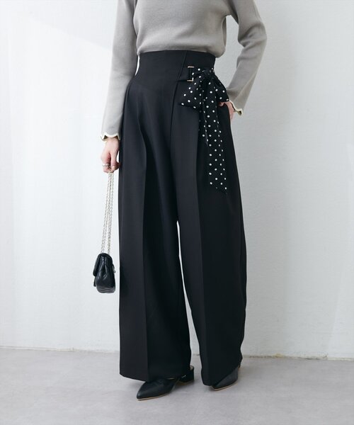 「natural couture」 パンツ LARGE グレー レディース_画像2