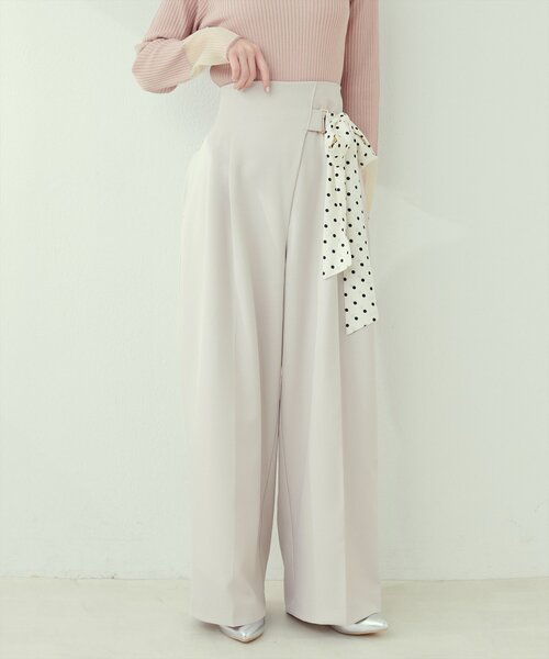 「natural couture」 パンツ LARGE グレー レディース_画像3