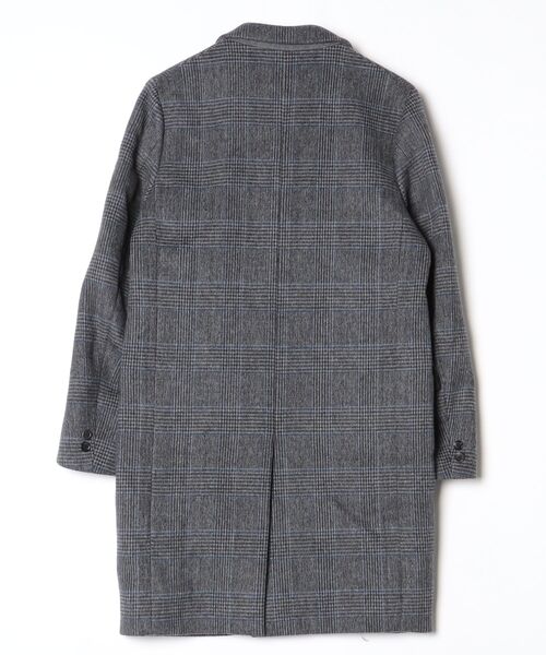 ビューティ&ユース　UNITED ARROWS チェスターコート グレンチェック BEAUTY＆YOUTH UNITED ARROWS チェック柄チェスターコート S グレー