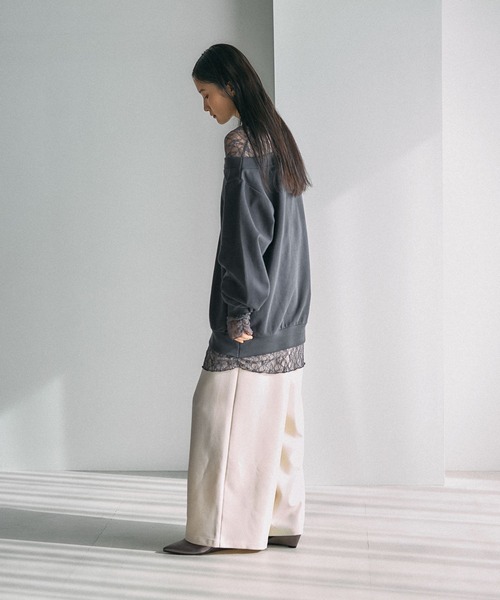 ♡パドカレ♡ チュニック新品！ LEPSIM（レプシィム） ブラウス シャツ サラキレポンチョチュニックSS