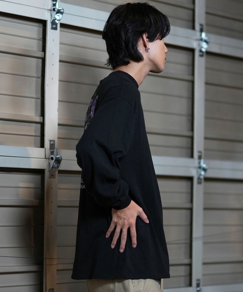 「TOY MACHINE」 長袖Tシャツ L ブラック メンズ_画像9