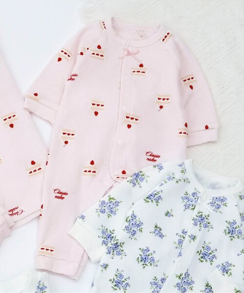 MIKI HOUSE（ミキハウス） ベビー服 ロンパース アニマル柄プレオール