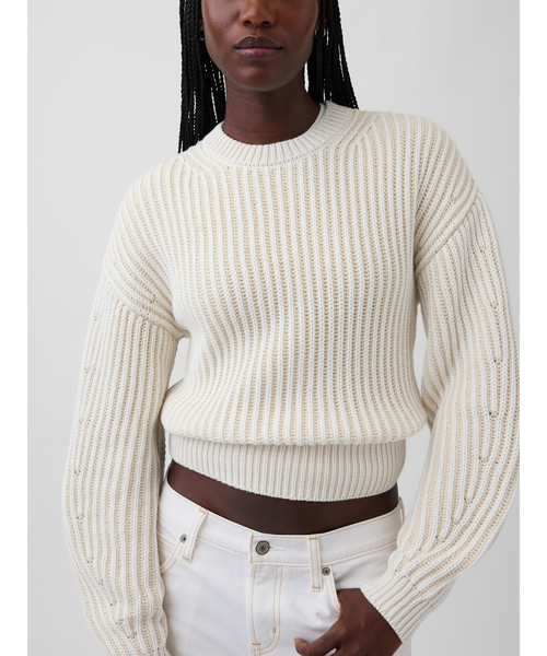 GAP（ギャップ） ニット セーター コットン100% バレルスリーブ