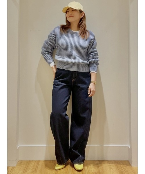 GAP（ギャップ） ニット セーター コットン100% バレルスリーブ