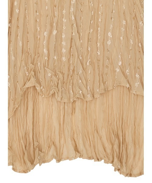Ameri（アメリ） ブラウス シャツ 入学式 卒業式 TULLE FRINGE WASHER