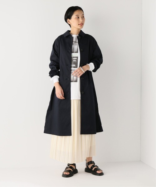 「JOURNAL STANDARD relume」 ステンカラーコート 36 グリーン レディース_画像3