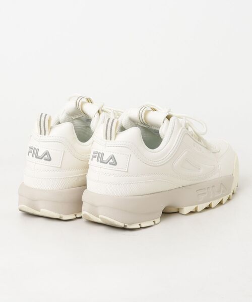 「FILA」 ローカットスニーカー 25.5cm オフホワイト レディース_画像2